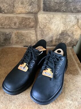 Skechers Lockett Spence Mens Size 8.5 Black Slip Ins New In Box Hands Free